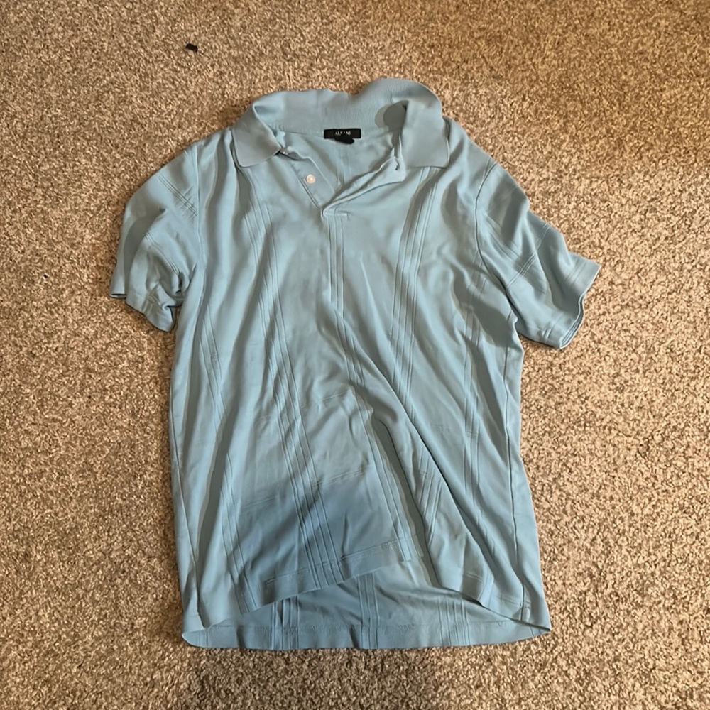 Alfani Light Blue Polo